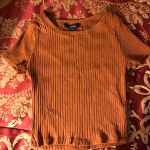 F21/ Orange crop top